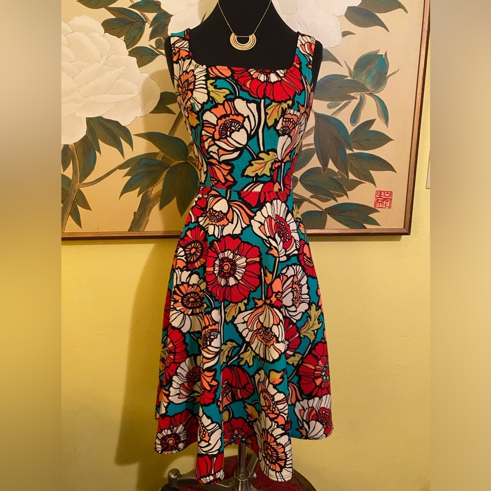 Mystic Floral Midi Dress Size S